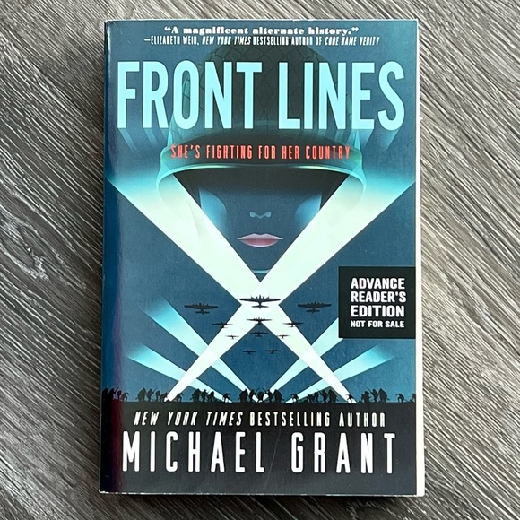 Front Lines by Michael Grant Paperback Book, Advance Reader’s Ed - FINAL PRICE - Picture 2 of 10